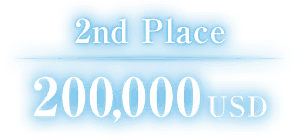 2nd Place 200,000USD