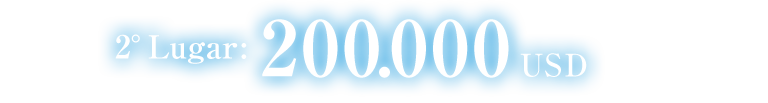 2º lugar 200.000 USD