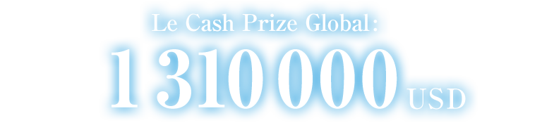 Le cash prize global : 1 310 000 USD